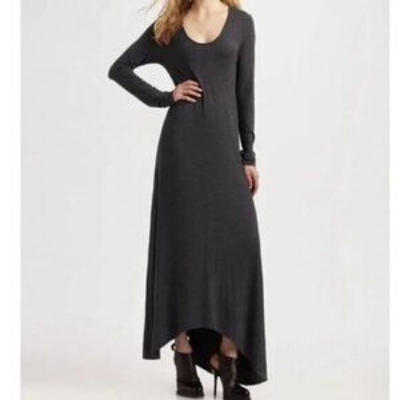 T by Alexander Wang Gray Long Maxi Dress Size M - Picture 1 of 10